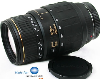 Quantaray 70-300mm Telephoto Macro Zoom Lens, Minolta A Mount