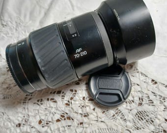 Minolta Maxxum/SONY Alpha 70-210mm f:/4.5~5.6 Telephoto Zoom Lens XLNT, BLACK!