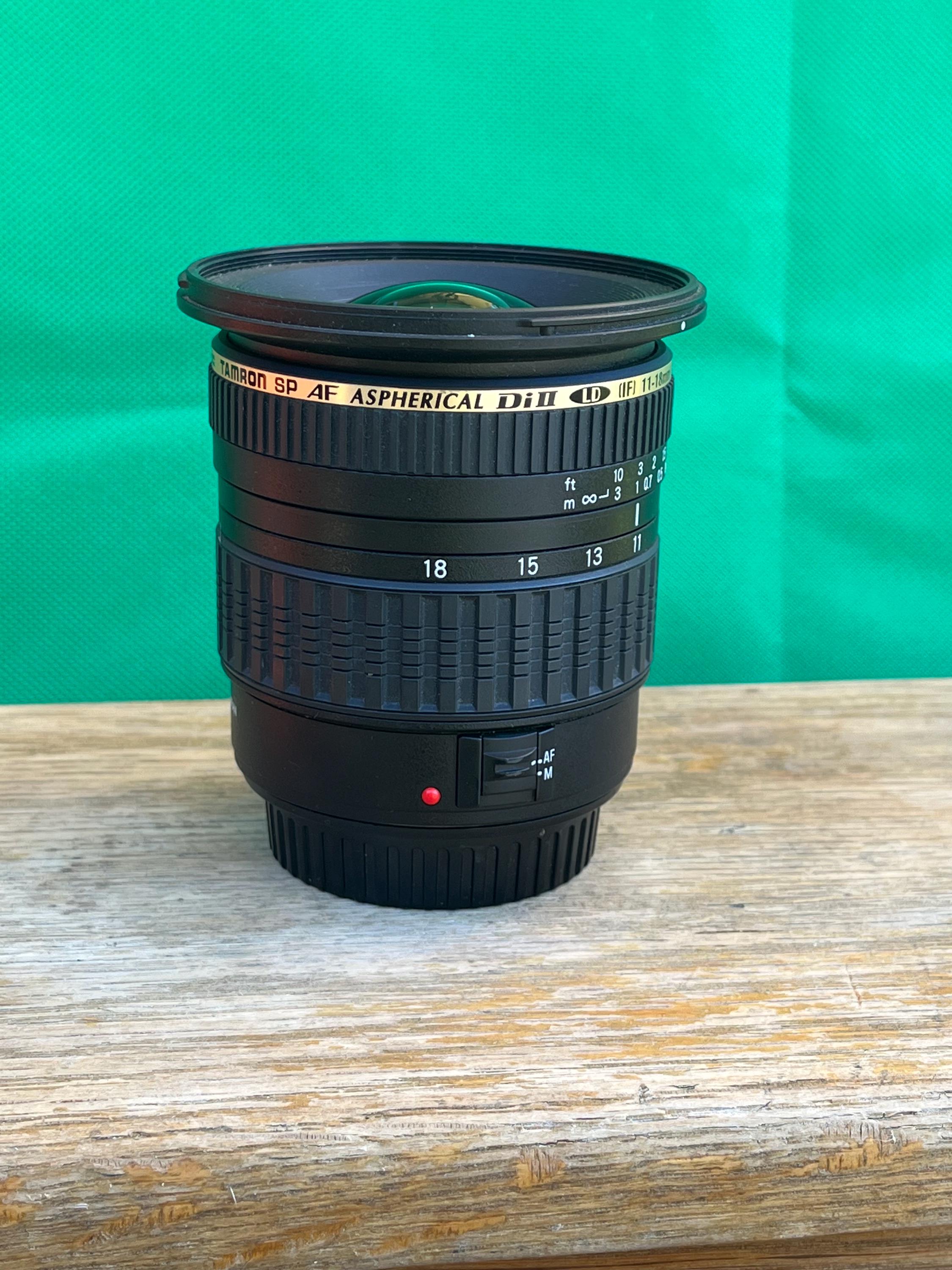 Tamron for Canon Eos EF 11-18 AF Wide Angle Telephoto Zoom Lens