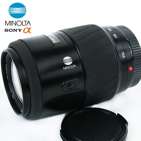 Minolta Maxxum/SONY Alpha 70-210mm f:/4.5~5.6 Telephoto Zoom Lens XLNT Condition, BLACK!