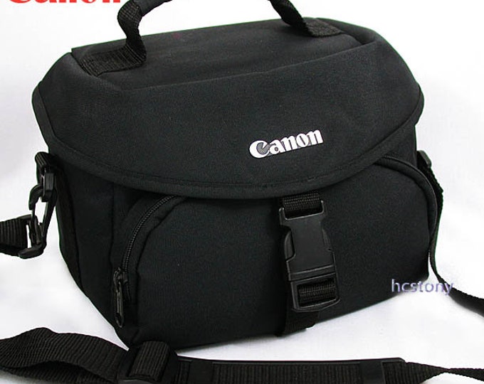 Genuine Canon Camera Bag Black W/padded Dividers Film or Digital. Etsy