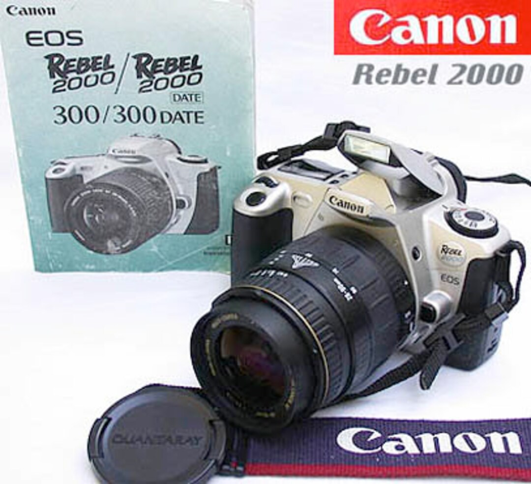 Canon EOS Rebel 2000 SLR FILM Camera Upgrade 2890mm Zoom Etsy