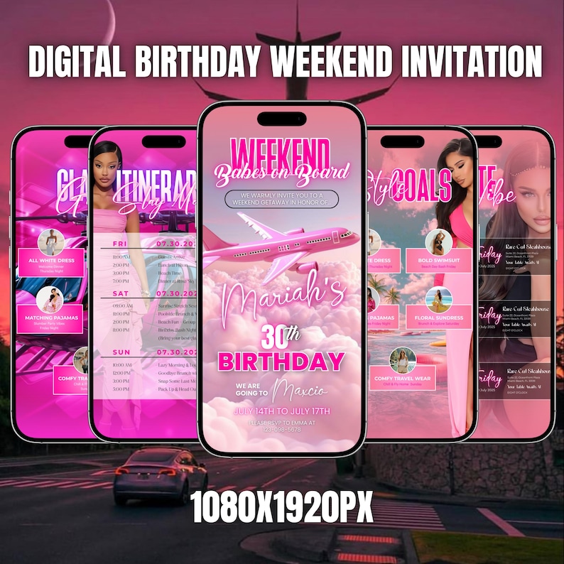 Girls Trip Animated Itinerary, Digital Template, Travel Itinerary invite, Birthday Weekend Party Itinerary, Digital Schedule, Canva Editable
Digital Birthday Weekend Invitation Animated Travel Itinerary Girls Trip Vacation Schedule Editable Planner Template Event Itinerary Video, Digital Travel itinerary, itinerary template, Birthday Weekend Invitation, Weekend Itinerary, Digital Schedule, Girls Trip, Jamaica Travel Template  Travel Itinerary Birthday Girls Trip Schedule Digital Video Invite