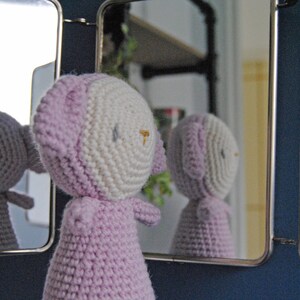Amigurumi softy toy, lamb toy, lamb Amigurumi, cute lamb, kawaii lamb toy, plushie lamb, pink lamb image 3