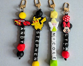 Personalized Character Bag Charm