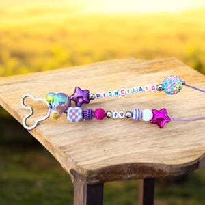 Disneyland 70th Anniversary Keychain, Magical Bag Charm, Disney Collectible