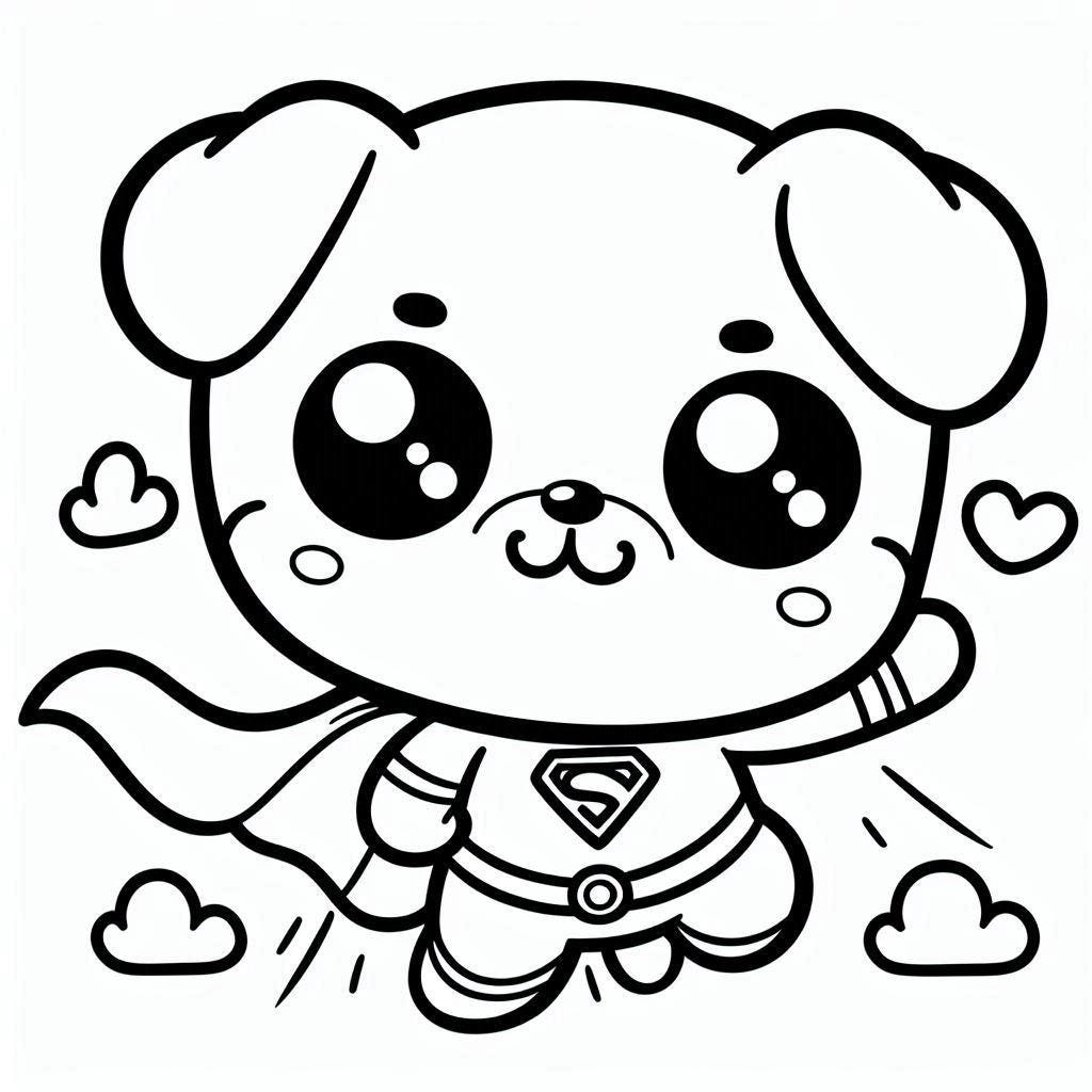 Cute Superhero Drawing