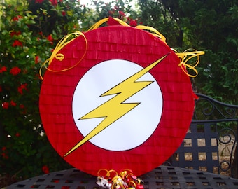 Flash Inspired Superhero Pinata