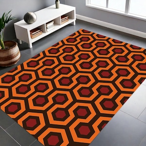 The Shining Overlook Hotel, Carpet Area Rug, The Shining Rug, Halloween, Overlook Hotel Rug, The Shining Hotel Rug, Overlook Hotel