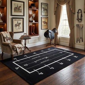 Arenadeken dressuur. Trainer's Friend Oefen je test, ideaal voor zadelkamers, paardentrailers, showboxen,