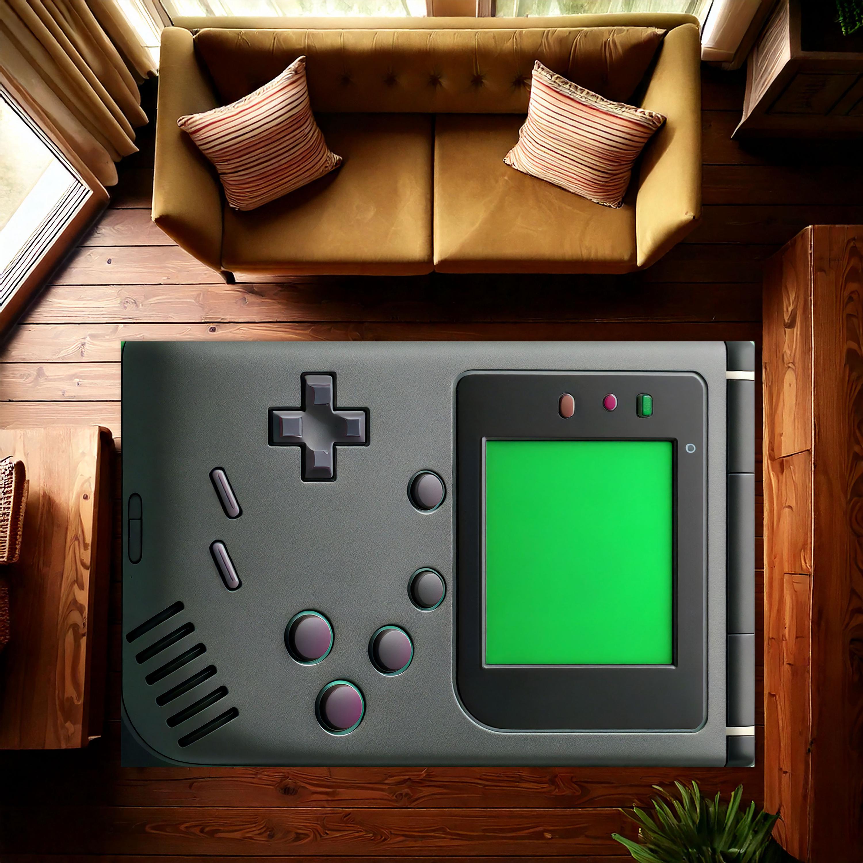 8 Bit Rug Retro Handheld Gaming Rug, Pixel Art Arcade Carpet, Classic 8-bit ...