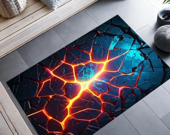 Alfombra con temática de videojuegos, alfombra para sala de juegos, decoración para juegos, alfombra genial para juegos de eSports