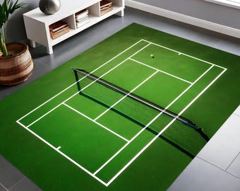 Alfombra para cancha de tenis, alfombra deportiva, tapete para cancha de tenis, alfombra para sala de juegos, alfombra para sala de juegos infantil, alfombra para cancha de atletismo