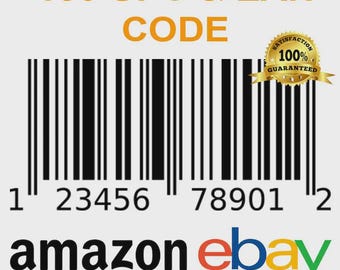 UPC und EAN Codes 100- Sofortige Aktivierung