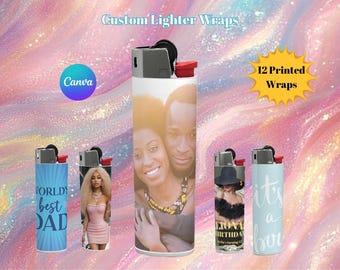 Custom Lighter Wraps – Personalized Sticker Labels for Events, Gifts & Branding