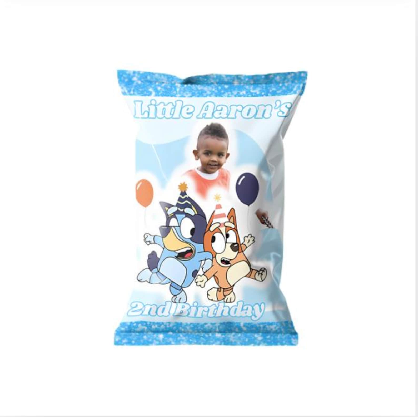 Custom Chip Bag Template Photo Party Favors, Canva Design (digital