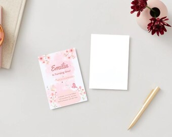 Editable Birthday Invitation Template (SALE %20 FIRST20) | Canva Digital Invite | Printable Party Card | Instant Download