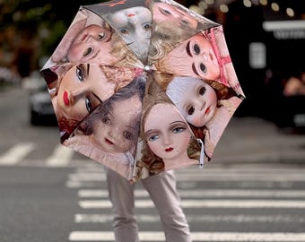 Unique Umbrella: Antique Doll Face Umbrella