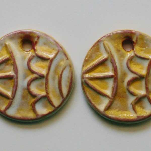 Handmade Ceramic Earring Pendants 161714