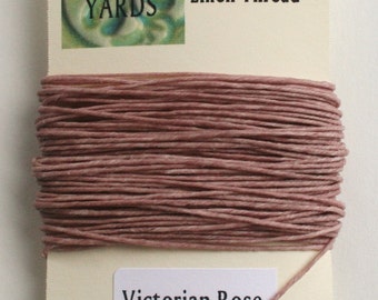 10 yrds Victorian Rose 4 ply Irish Waxed Linen Thread