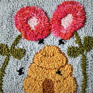 Bee Skep Punchneedle Embroidery Pattern image 2