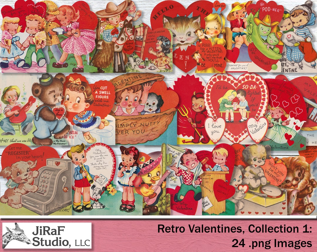 printable-retro-valentines-instant-digital-download-collage-papercrafting-scrapbooking-art