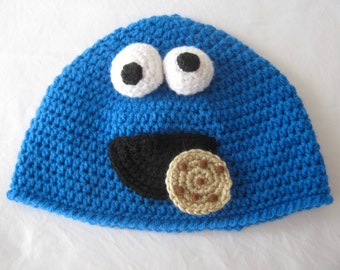 Cookie Monster Hat- Made To Order