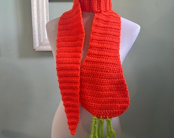 Spring and Easter Carrot Scarf