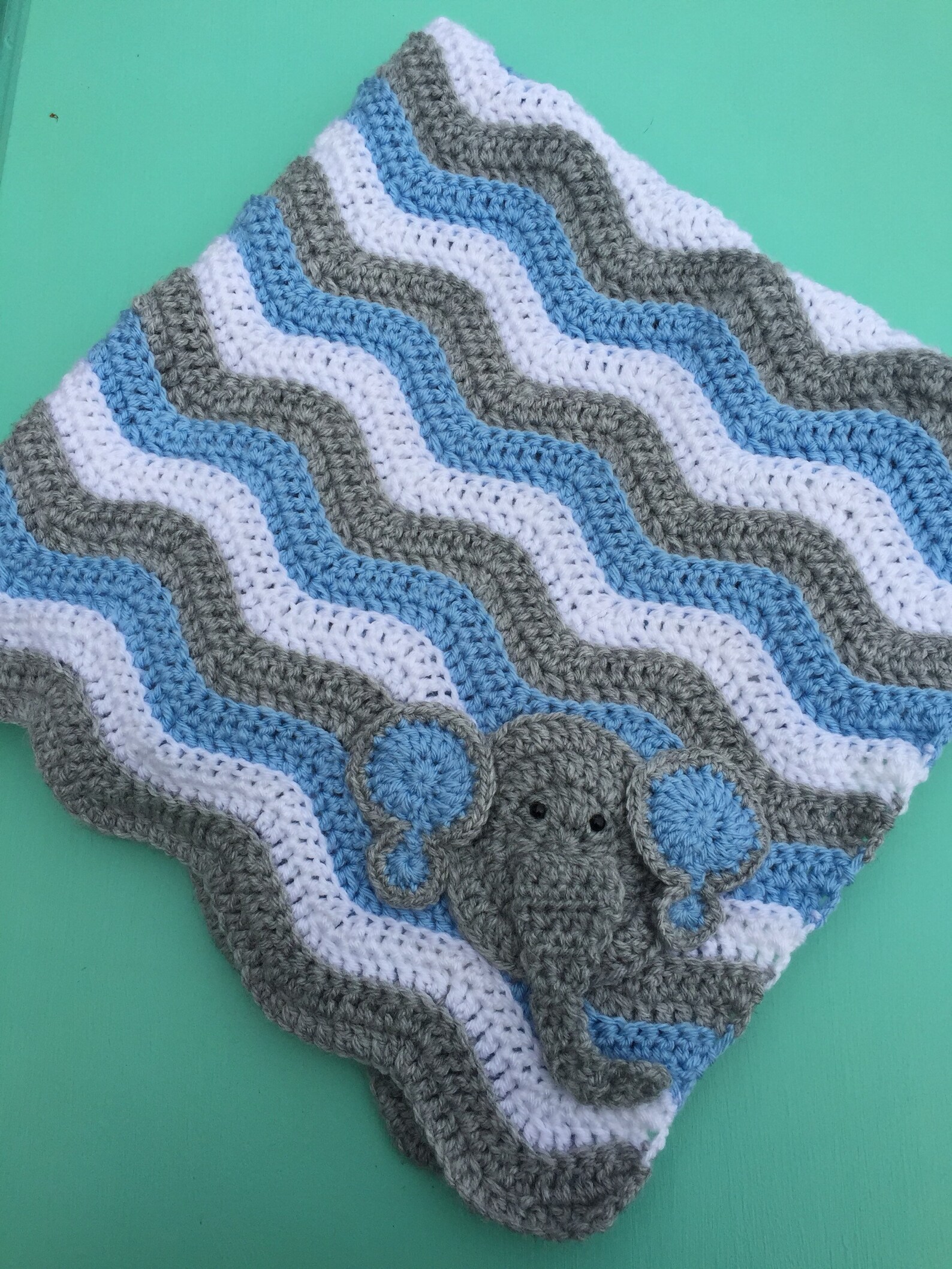 Little Elephant Baby Blanket Elephant Crib Blanket Etsy