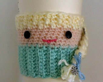 Elsa Inspired Cup Cozy, Frozen Inspired Cup Cozy