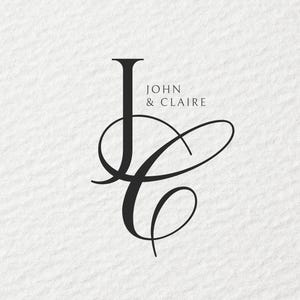 Custom wedding monogram, wedding monogram logo, wedding monogram, digital download monogram, wedding initials logo, elegant monogram