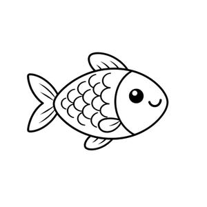 Archivo de corte SVG de pez