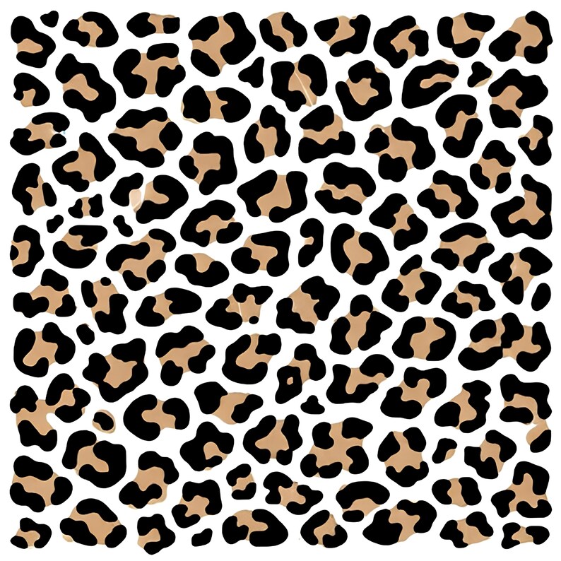 Neutral Leopard Pattern Printable Wall Art, Modern Safari Animal Print ...