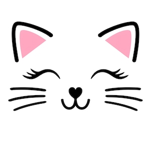 Kattunge ansikte Clipart | kawaii design svg png dxf eps pdf