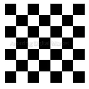 May include: A black and white checkered pattern fills the frame. The design consists of alternating black and white squares, creating a classic checkerboard effect. The text "Amazing Digital Market" is visible in the center of the image.