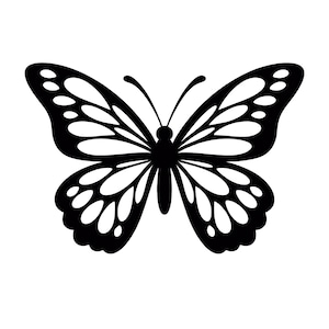 Fjäril SVG-klippfil blommig fjäril Cricut laservinyldesign