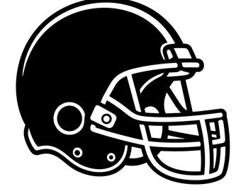 American Football Helmet SVG, Sports Cut File, Game Day Clipart