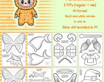 Labubu Clothes Version 2 Fairy Mermaid Angel Devil Witch
