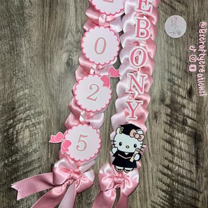 Girly Graduation Lei Promotion Gift Lei Senior Night Gift Lei Braided Ribbon Lei Graduation Ribbon Lei Graduate Lei 2025 Senior