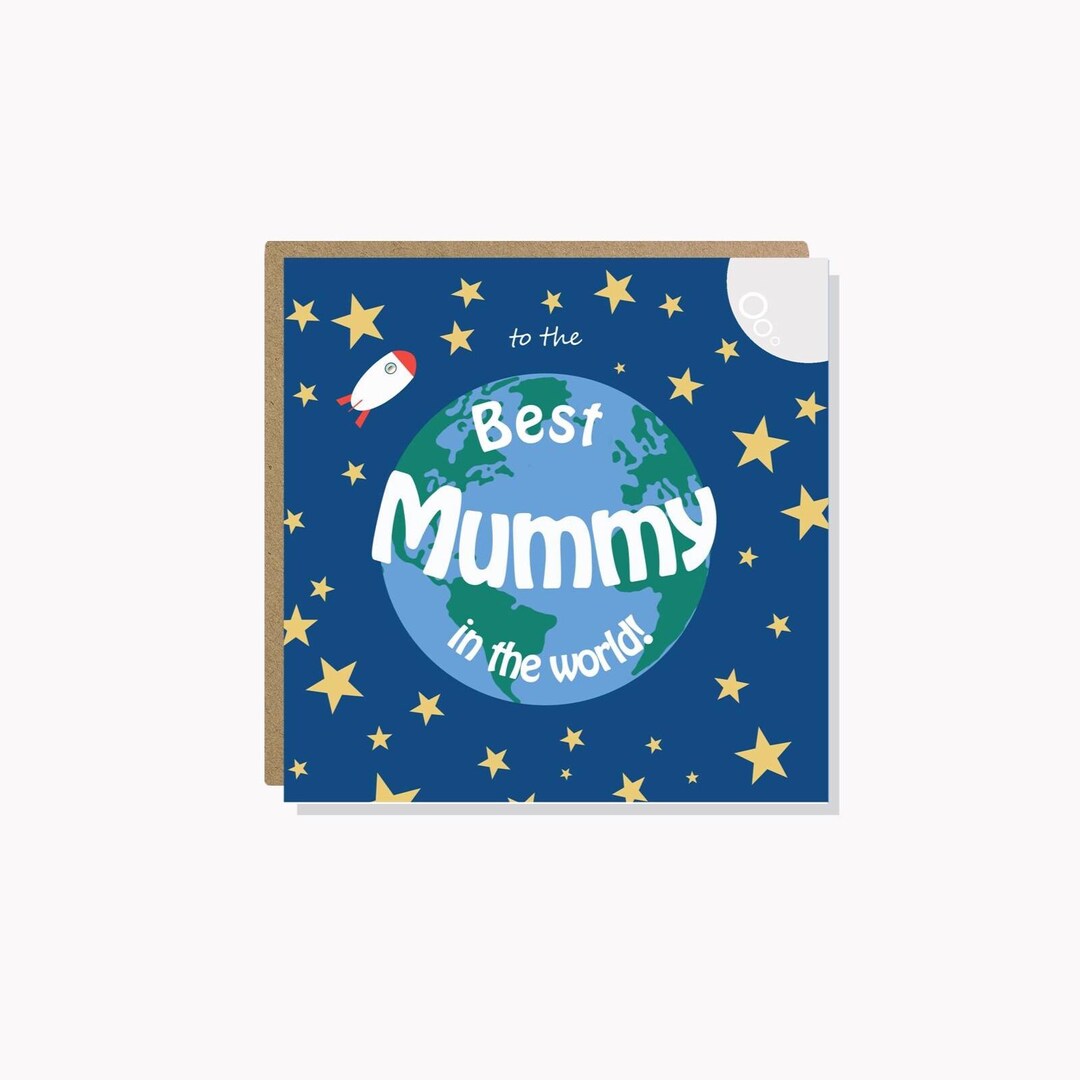 Best Mummy in the World Birthday Card Mothers Day Thank You Card ...