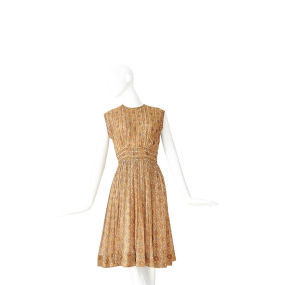 1950s Dress | Vintage 50s Day Dress | Marigold Pin