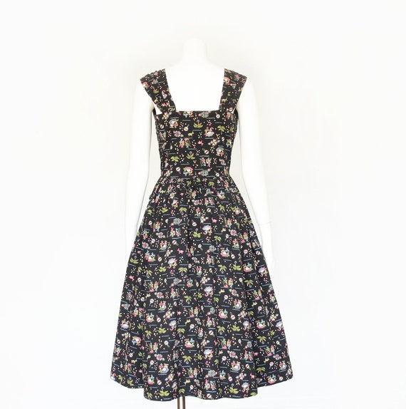 1940s NOVELTY PRINT | 40s Two Piece Mexican Print… - image 7