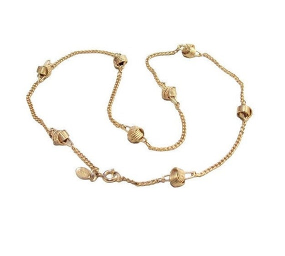 Avon Ball Bead Necklace Gold Tone Vintage 1977 De… - image 7