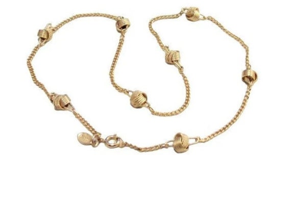 Avon Ball Bead Necklace Gold Tone Vintage 1977 De… - image 10