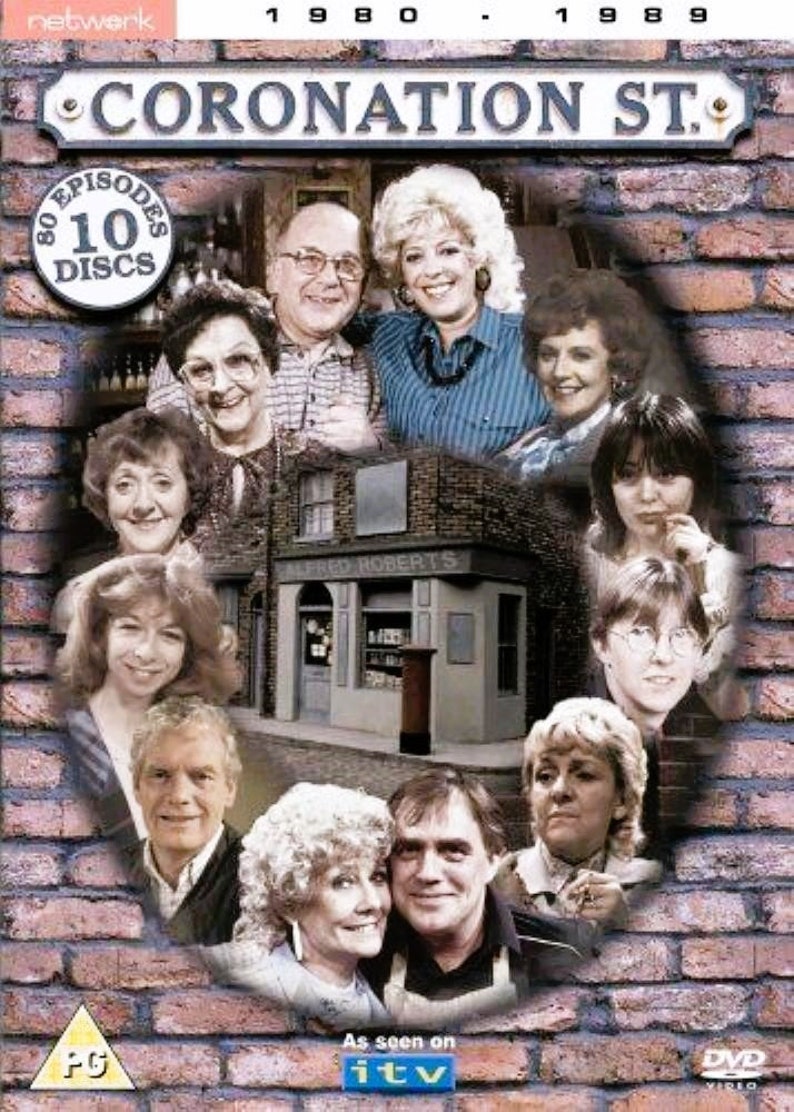 Coronation Street 1980 To 1989 DVD 10 Discs  80 Episodes Region 2 UK Import