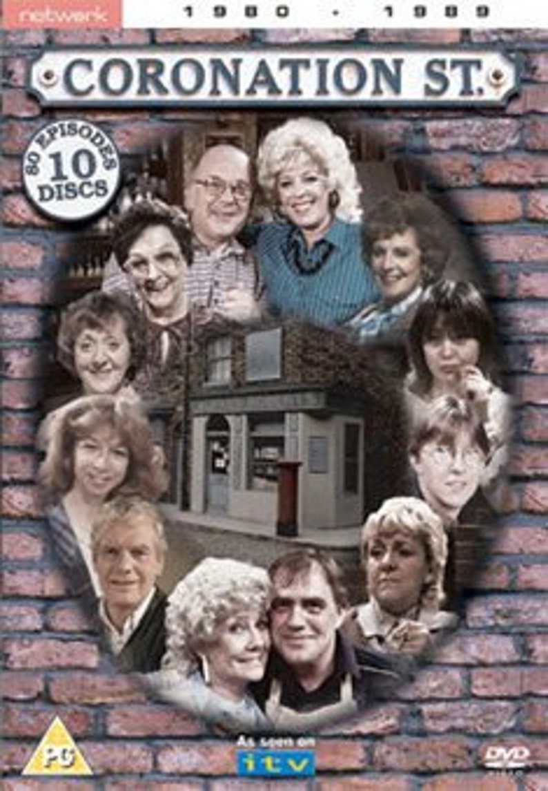 Coronation Street 1980 To 1989 DVD 10 Discs  80 Episodes Region 2 UK Import