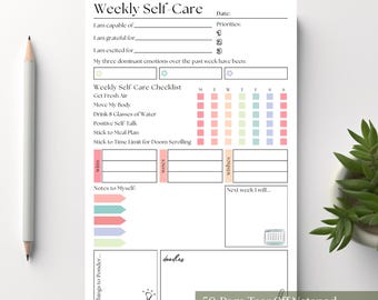 Wochenplaner Notizblock: A5 To-Do Liste, 50 Seiten