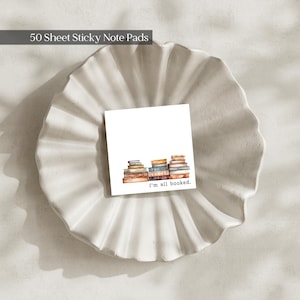 Bookish Post-It Notes: 50 Sheet Post-It Note Notepad