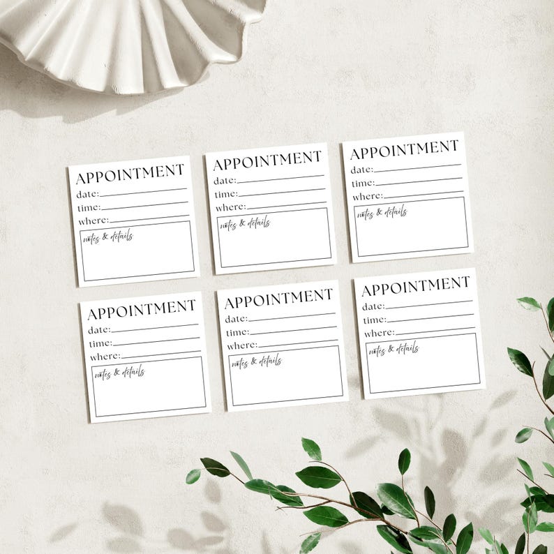Appointment Reminder: 50 Sheet Post-it Note Notepad - Etsy