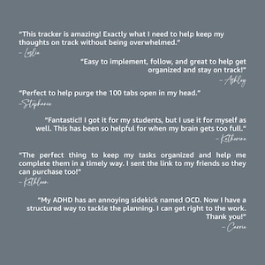 ADHD Brain Dump Notepad: Daily To-Do List, Thought Organizer - 50 Page image 9